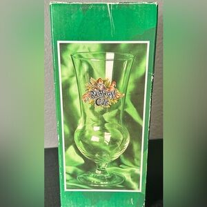 Orlando Rainforest Cafe Hurricane Drinking Glass ~ 8" Tall - Orlando Florida